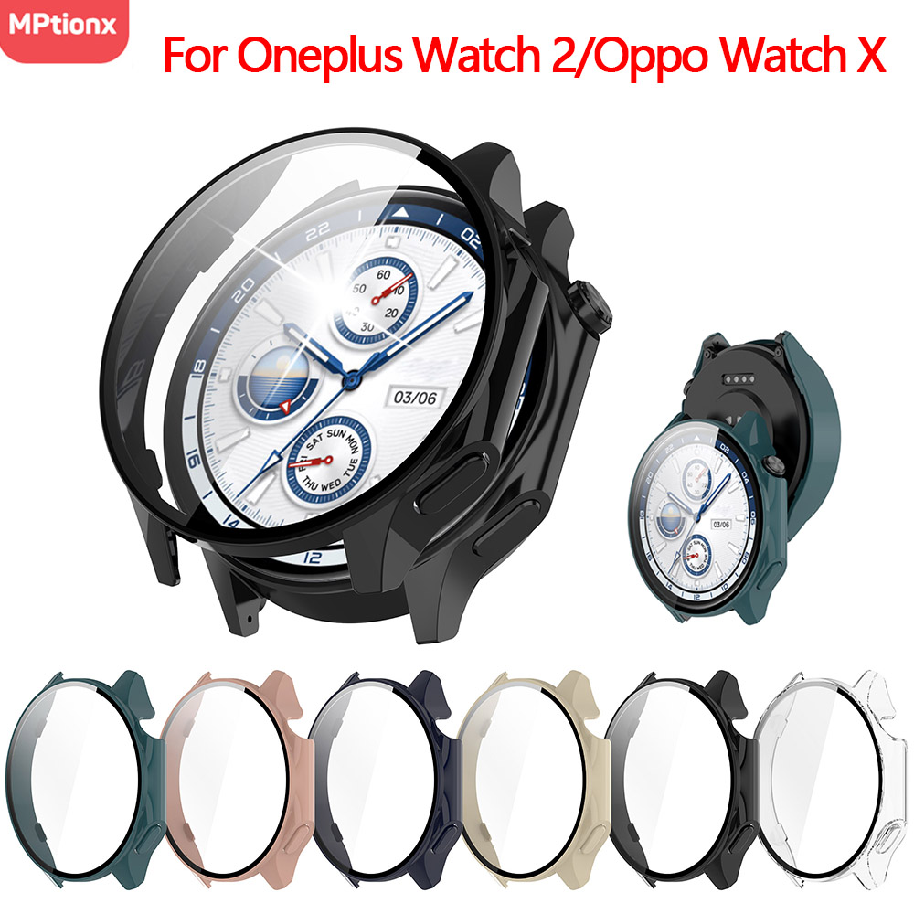 Smart Watch Accessories - PC Case+Glass for Oneplus Watch 2
