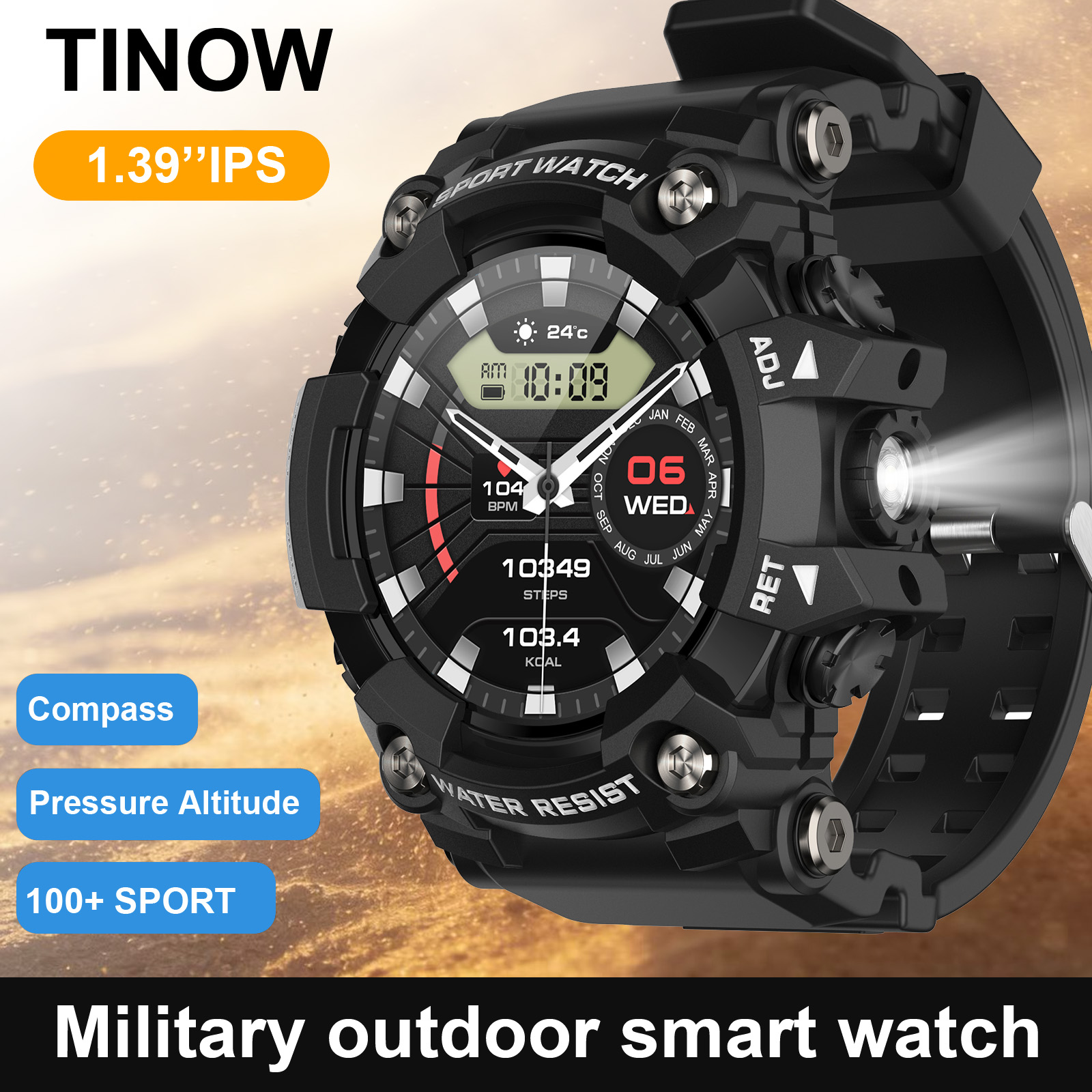 Outdoor Realtek Smartwatch wit - Smartwatch Store 评论和价格