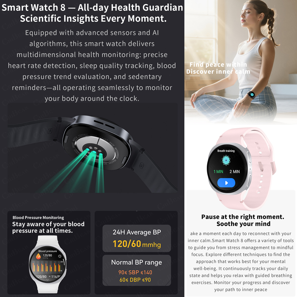 2026 New Watches 8 Mini GPS Tr - Smartwatch Face 评论和价格