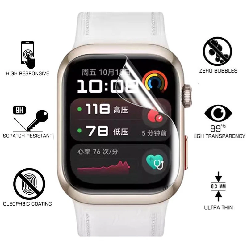 TPU Hydrogel Film For Huawei W - Huawei Smartwatch Accessories 评论和价格