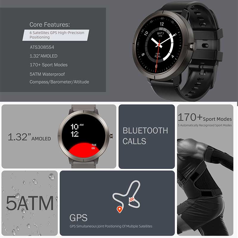 2026 GPS Smart Watch AMOLED 1. - Smartwatch Face 评论和价格