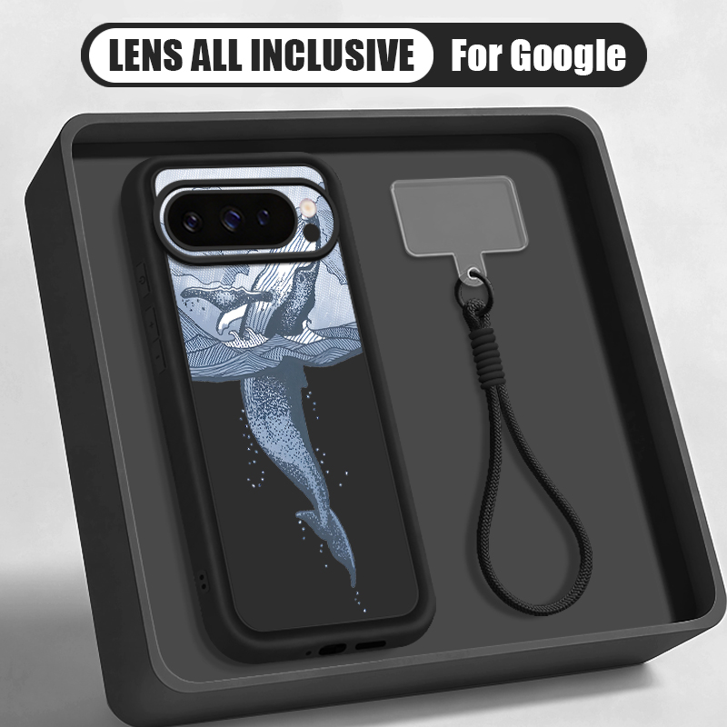 Humpback Whale Print Wrist Str - Google Pixel 8A 评论和价格