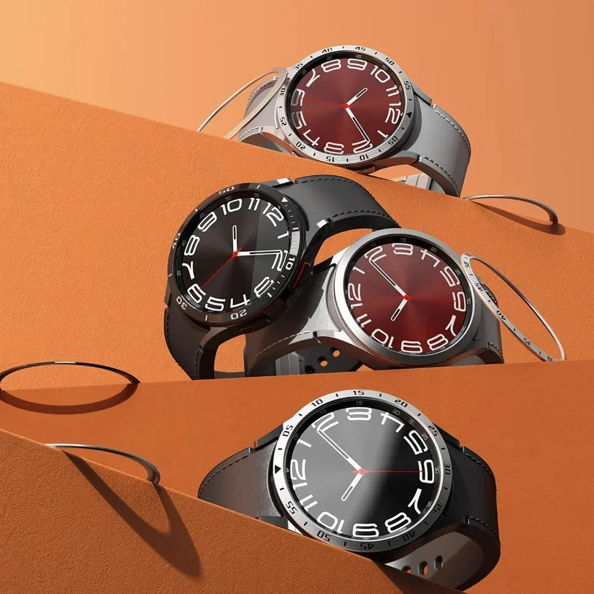 HOT Metal Bezel Ring For Samsu - Accessories For Galaxy Watch 5 评论和价格