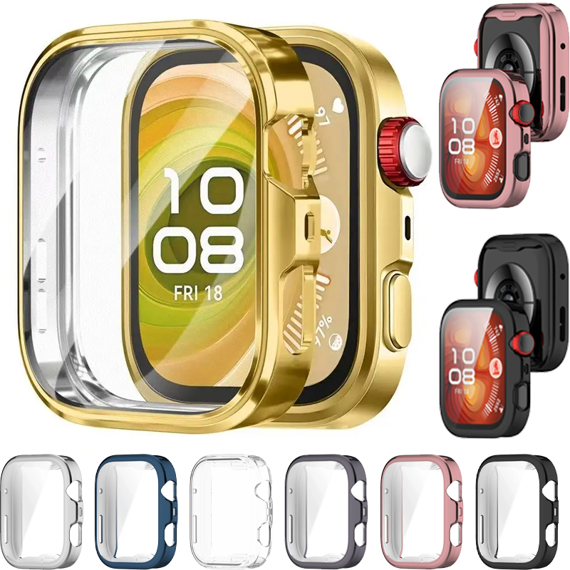 Case+Glass For Huawei Watch Fi - Huawei Smartwatch Accessories 评论和价格