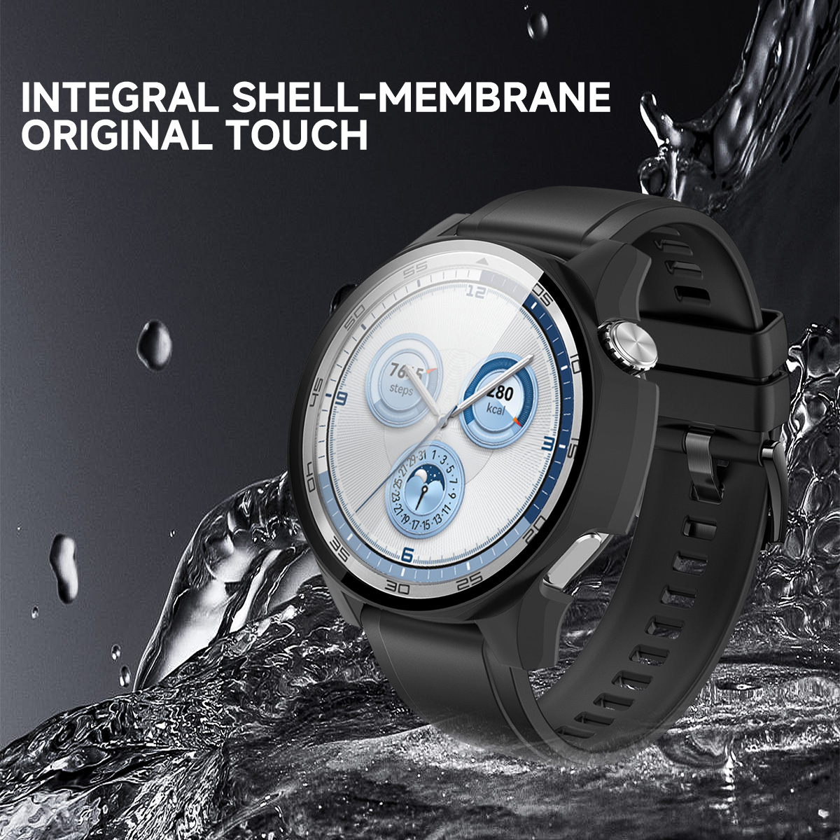 Tempered glass case For Huawei - Huawei Smartwatch Accessories 评论和价格