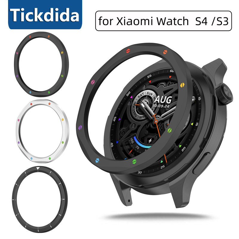 Metal Bezel Ring Case For Xiao - Xiaomi Smartwatch S4 Accessories 评论和价格