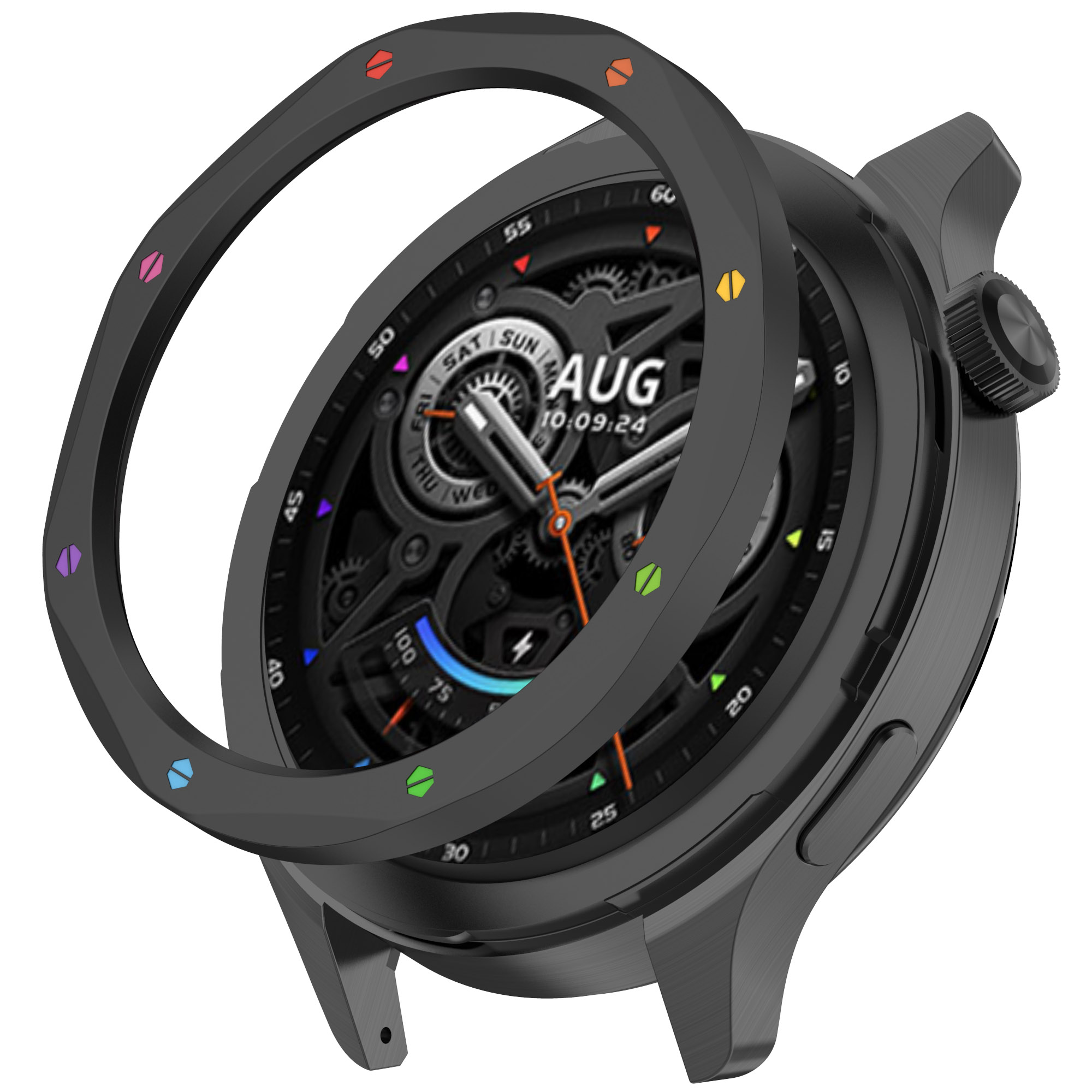 Metal Bezel Ring Case For Xiao - Xiaomi Smartwatch S4 Accessories 评论和价格